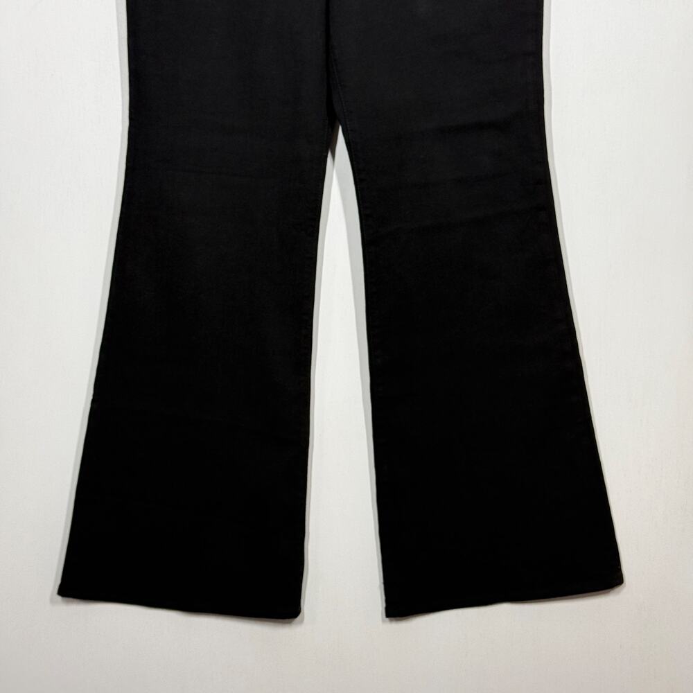 J Crew Flare High Rise Jeans NWT 30 Black Denim Semi-Stretch Business Office - Picture 7 of 11